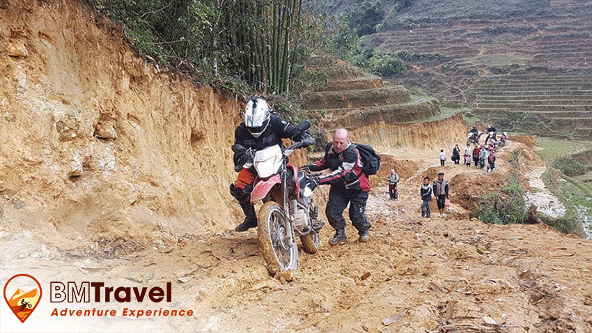 Muong Khuong Beauty in Ha Giang motorbike tours - 4 days