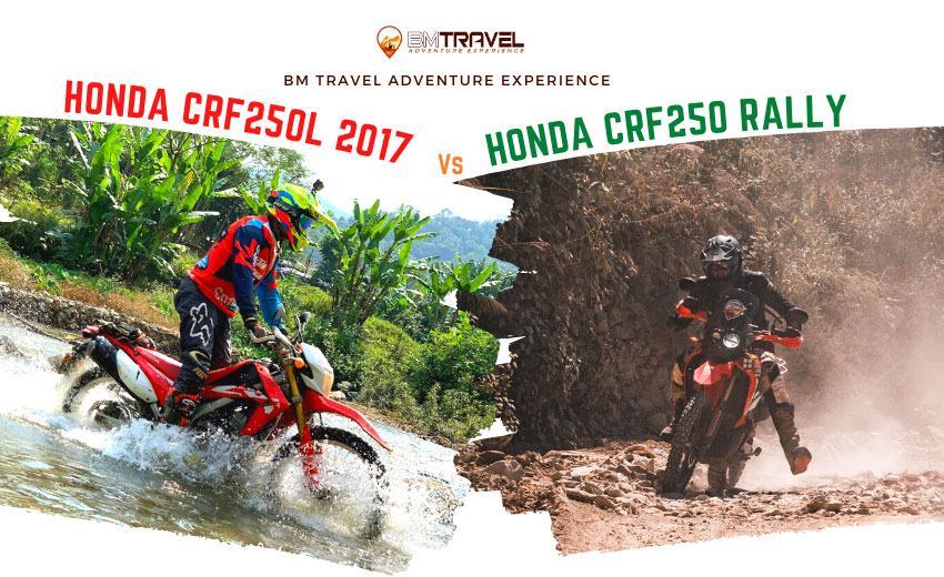 The 2017 Honda CRF250L vs. CRF250L Rally  