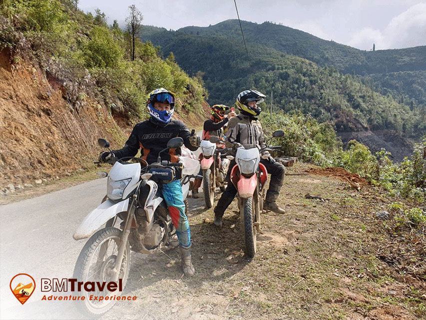 off road Northwest Vietnam motorcycle Trip with Sapa motorcycle tours - 7 days with more north loop trail 