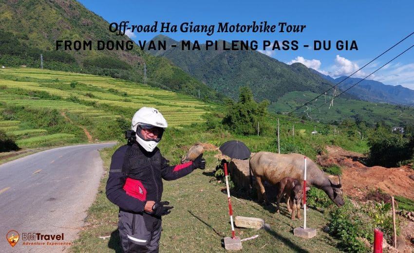Offroad Ha Giang Motorbike tour from Dong Van- ma Pi Leng- Du Gia