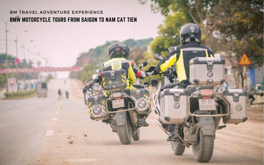 Bmw motorcycle tour from sai gon to nam cat tien